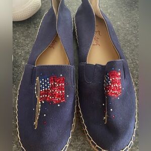 quacker factory canvas sequin espadrilles
